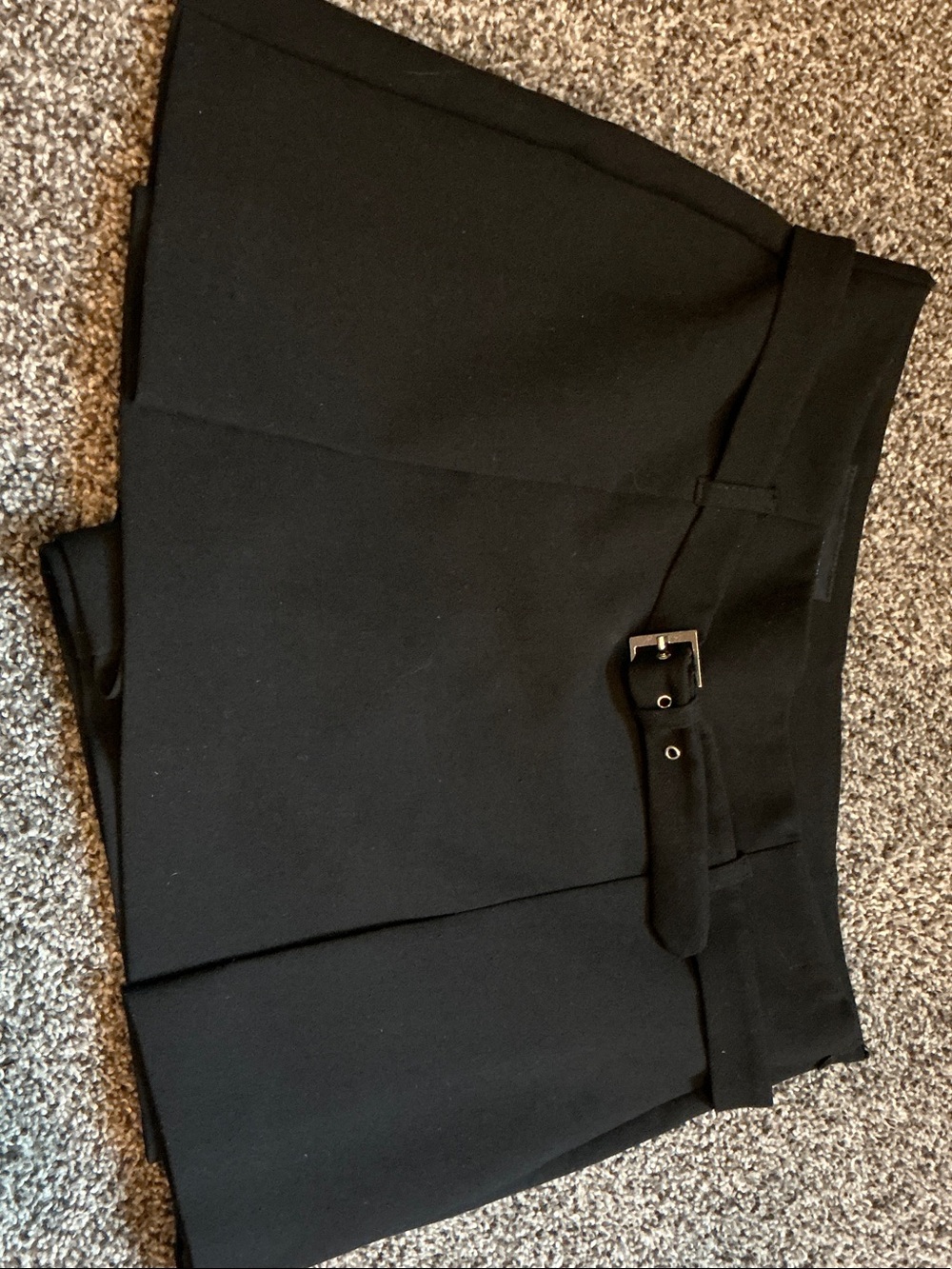 Zara Black Belted Women's Skort